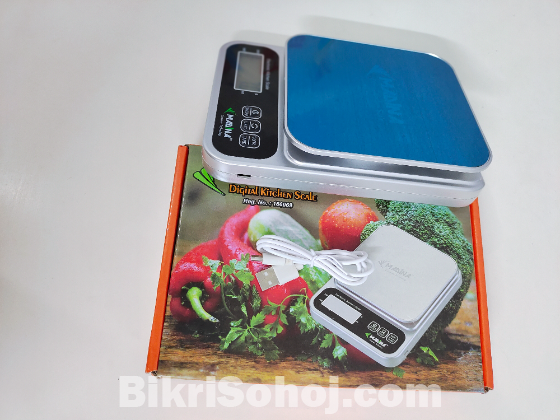Kitchen scale, capacity 5kg, USB type-C